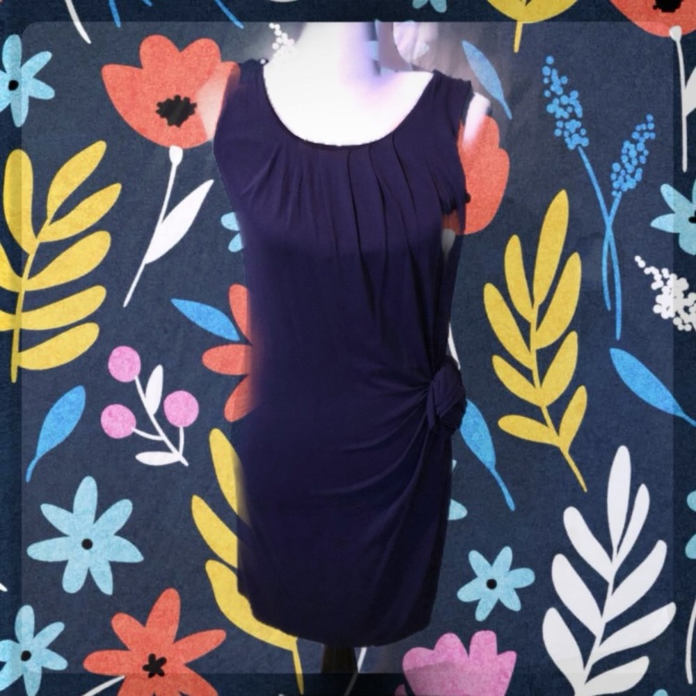 Ladies Navy Mini Dress